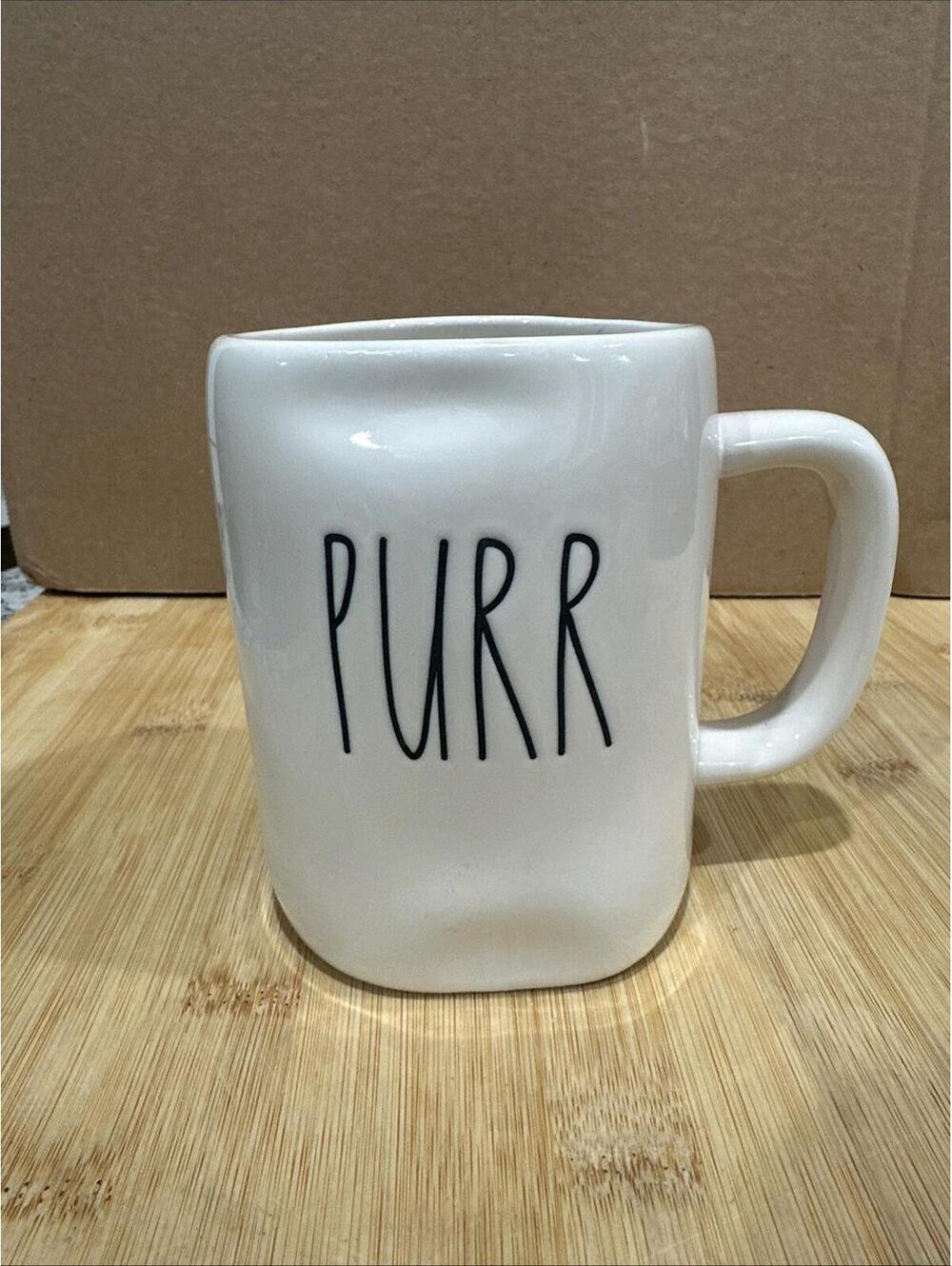Rae Dunn Coffee tea cup Purr Mug #216 *